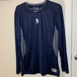 Nike Pro Combat- Long Sleeved Seattle Mariners